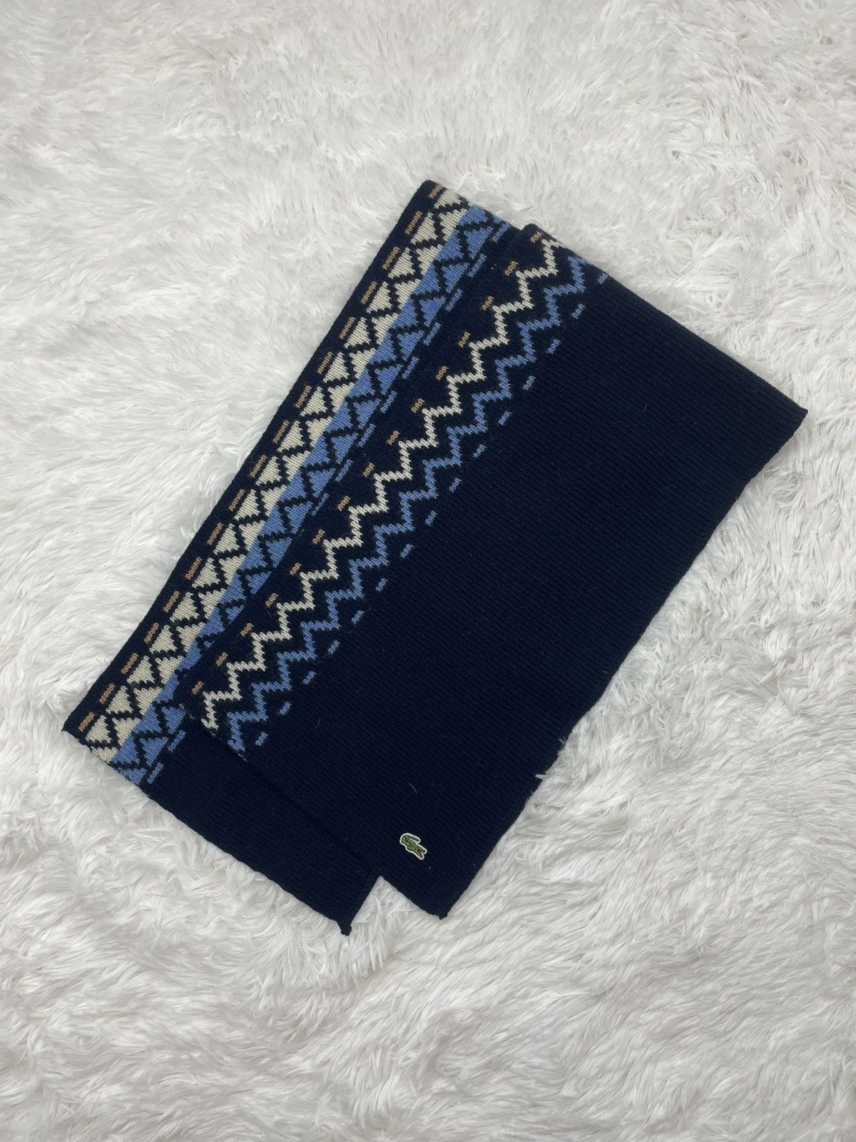 Lacoste Scarf Lacoste Vintage Old Money Size ONE SIZE - 1 Thumbnail