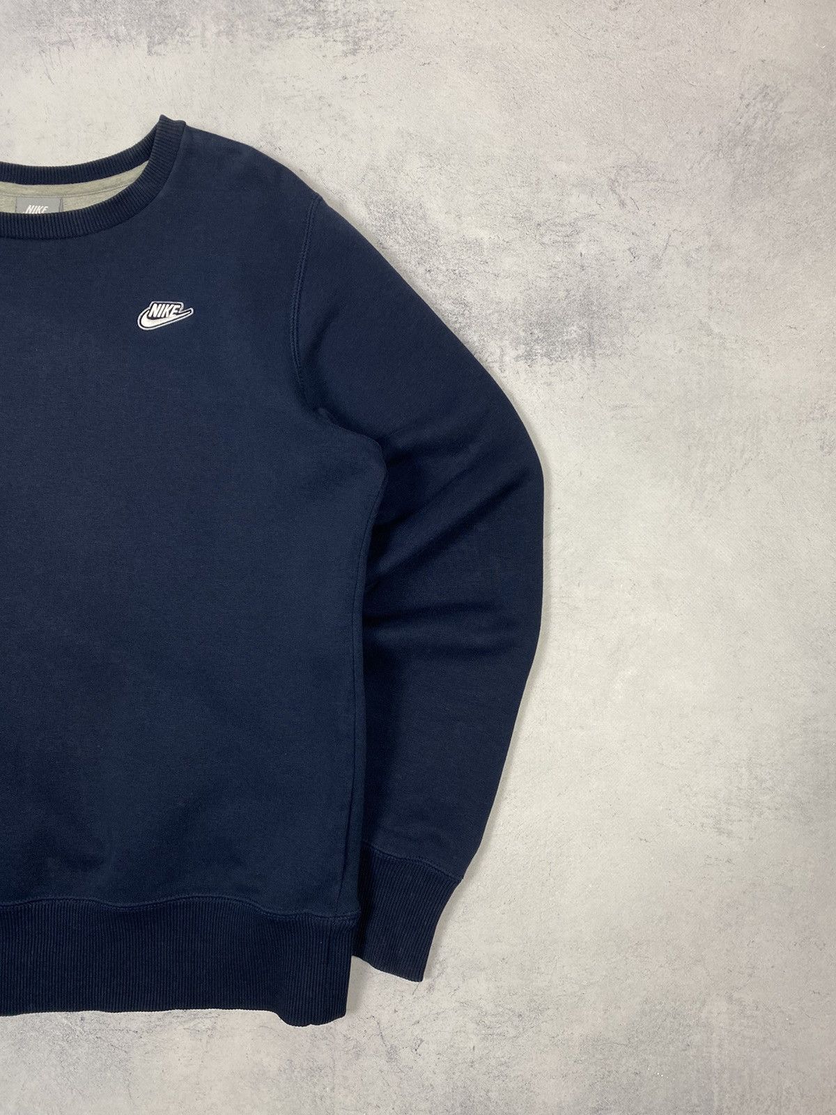 Nike Vintage 00s Nile Swoosh y2k Drill Sweatshirt Blue men’s Size US S / EU 44-46 / 1 - 4 Thumbnail
