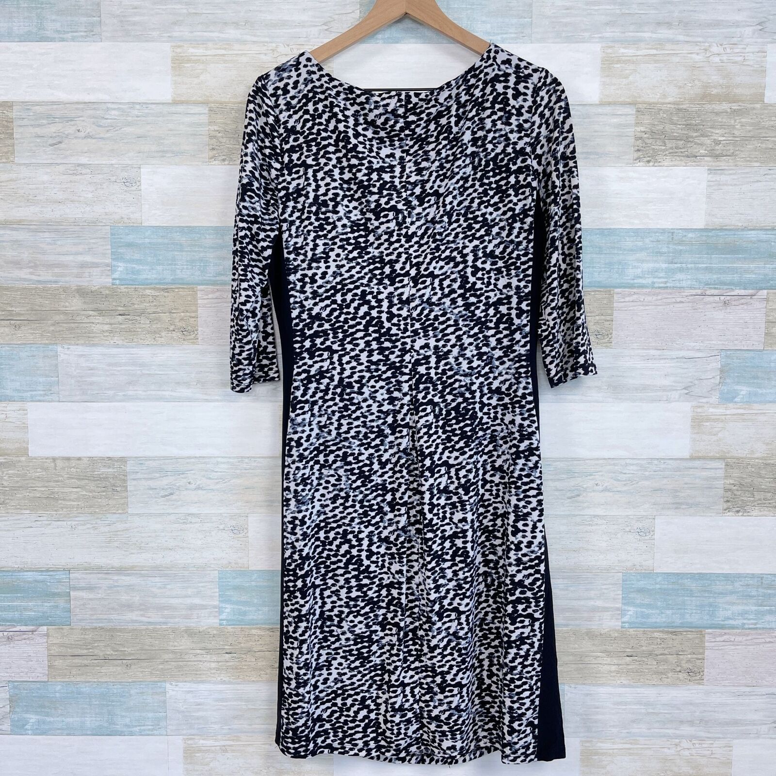 Lauren Ralph Lauren LRL Ralph Lauren Animal Print Jersey Sheath Dress Womens 14 Size XL / US 12-14 / IT 48-50 - 3 Thumbnail