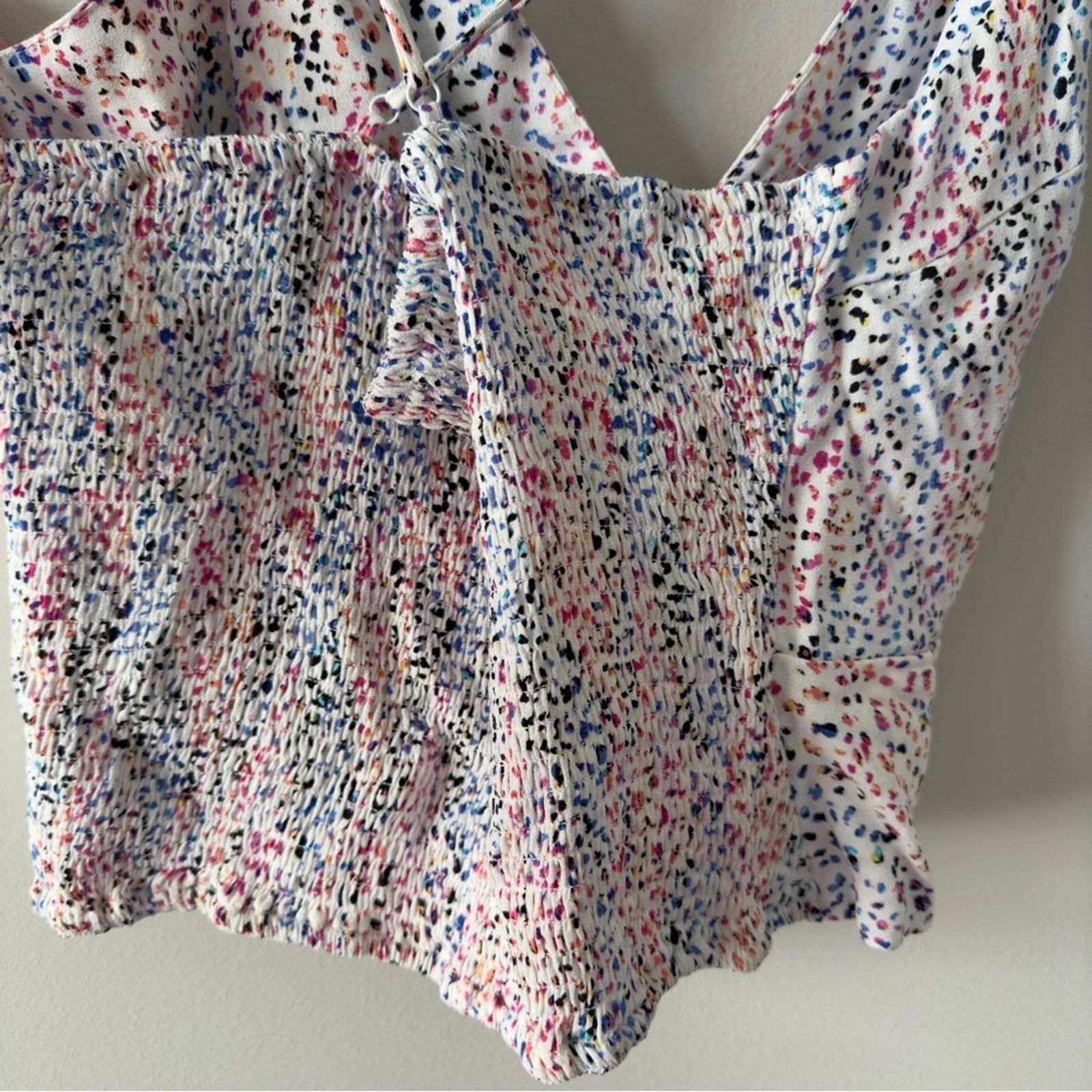 REVOLVE Revolve AFRM Multicolor Animal Print Crop Tie Front Camisole Size XL / US 12-14 / IT 48-50 - 5 Thumbnail