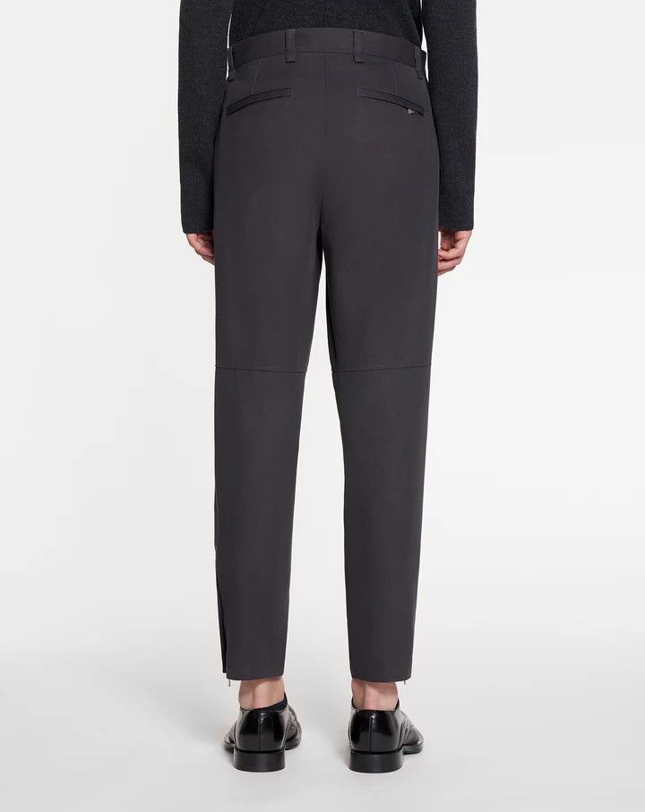 Lanvin o1s22i1n1024 Biker Gabardine Trouser in Purple Size US 34 / EU 50 - 4 Thumbnail