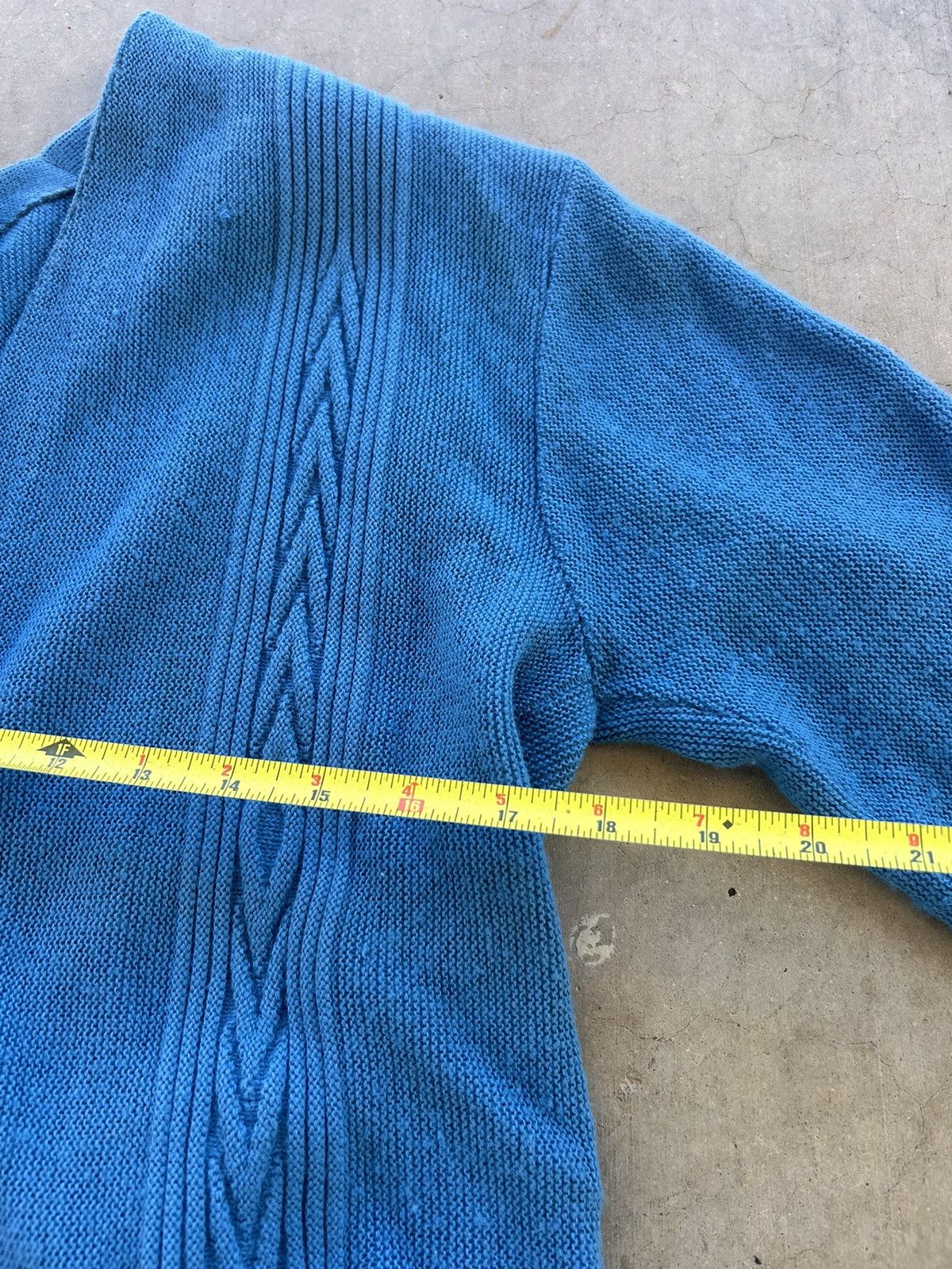 Vintage Vintage Sears Acrylic Blue Detailed Cardigan Size US S / EU 44-46 / 1 - 6 Thumbnail