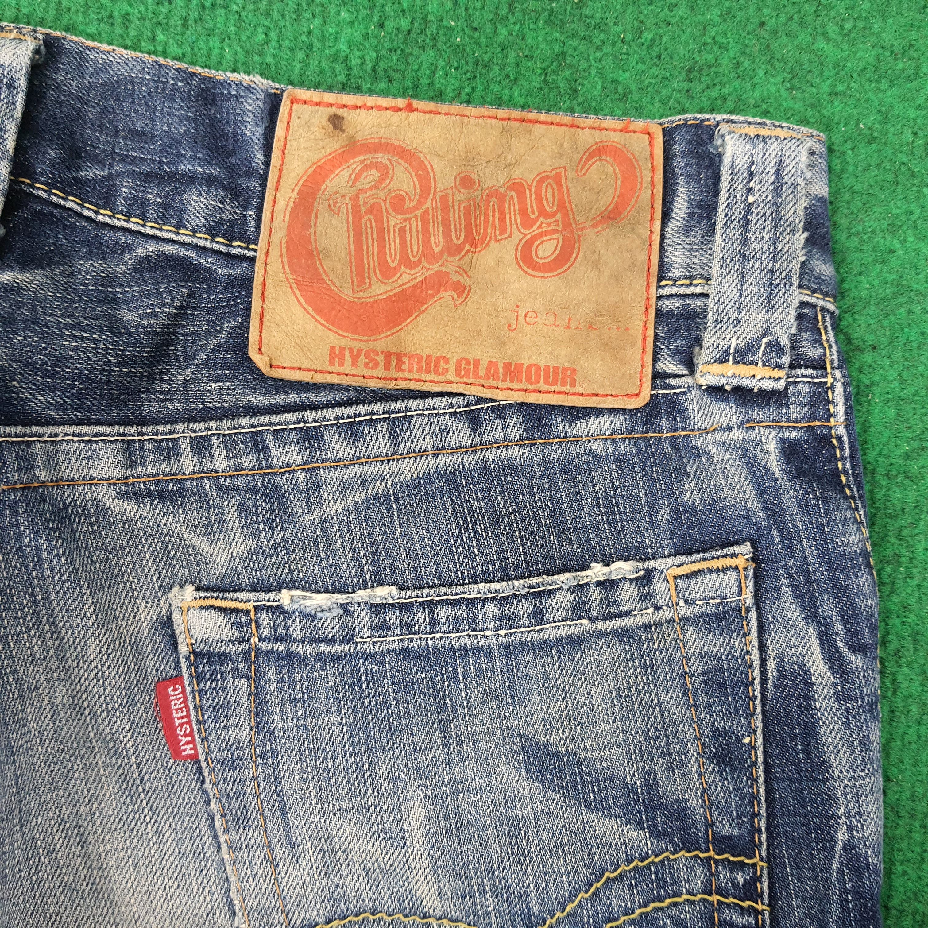 Hysteric Glamour Vintage Hysteric Glamour Kinky Custom Logo Jeans C258N12 Size 31" - 3 Thumbnail