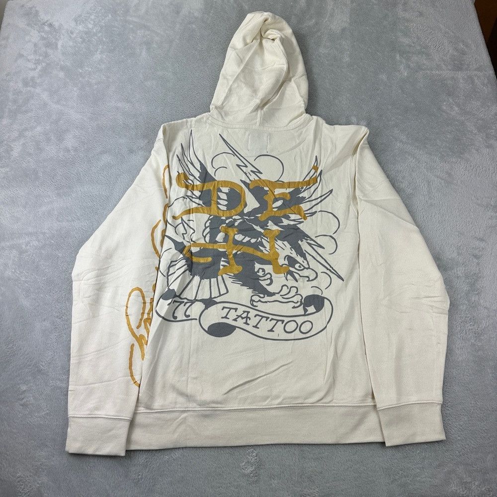 Ed Hardy Ed Hardy NWT Men's Size Medium Pierced Heart Eagle Cream Ho Size US M / EU 48-50 / 2 - 3 Thumbnail