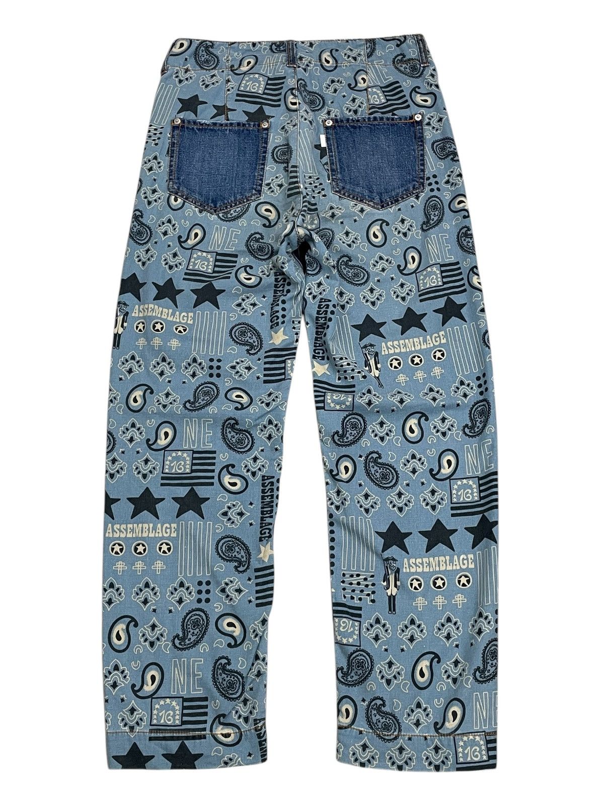 Other Rare Ne-Net by Issey Miyake Denim Pattern Size US 29 - 2 Thumbnail