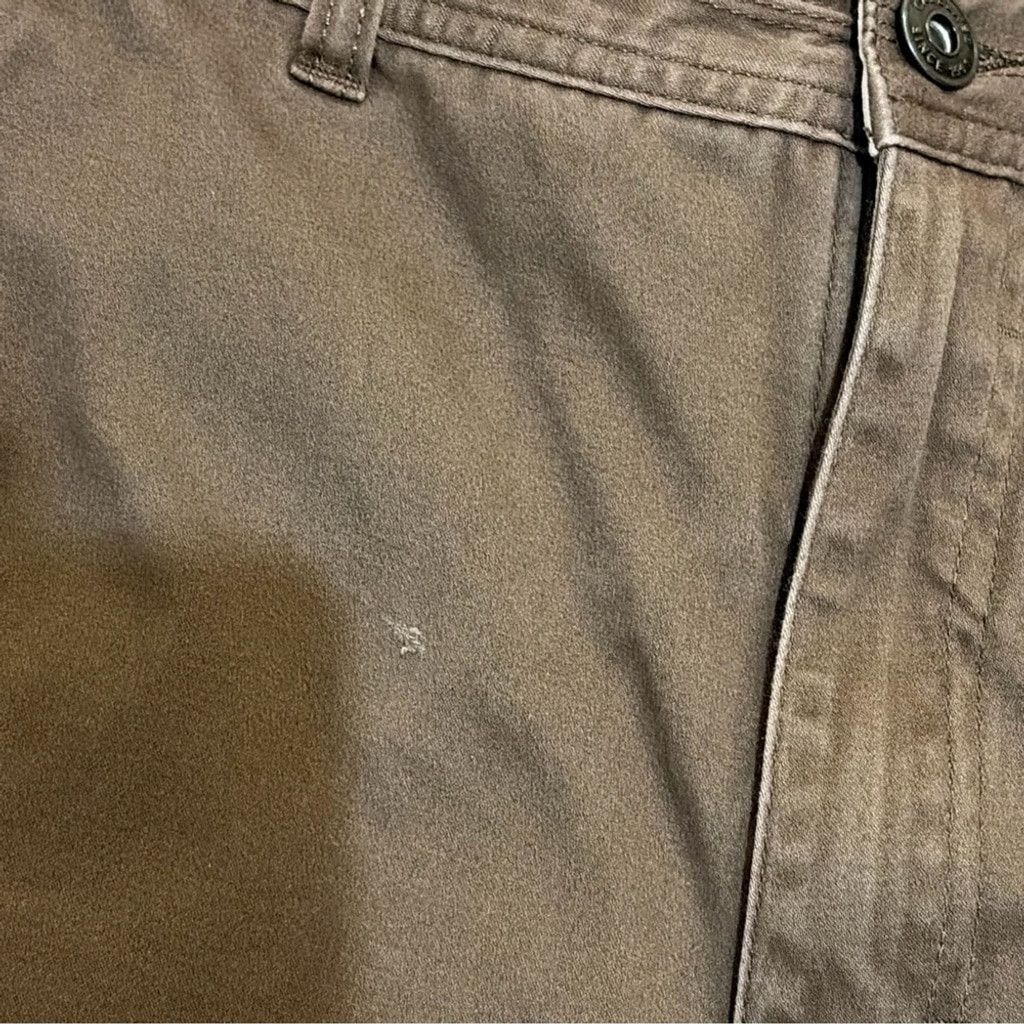 Cabelas Cabela's Men's Brown Flat Front Cotton Shorts Size US 32 / EU 48 - 2 Thumbnail
