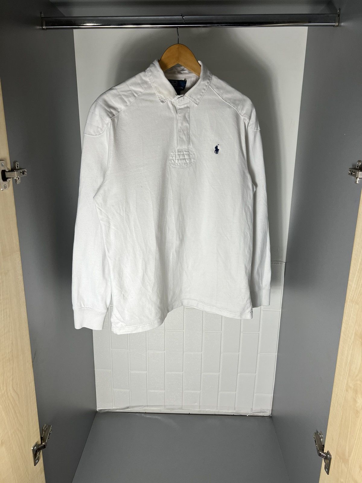 Polo Ralph Lauren VINTAGE POLO RALPH LAUREN RETRO RUGBY CLASSIC CASUAL Y2K 90s Size US L / EU 52-54 / 3 - 6 Thumbnail