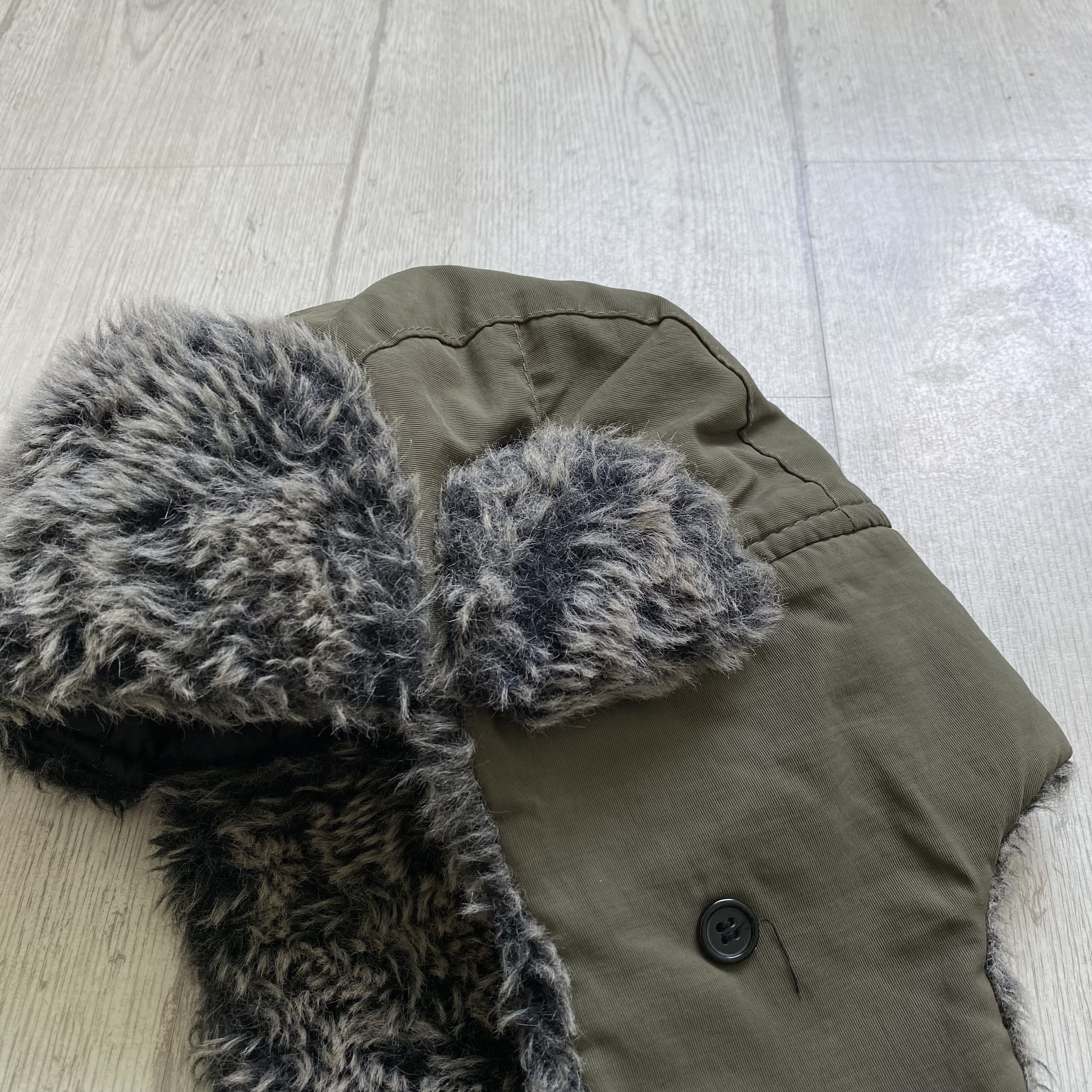 Japanese Brand Y2K Vintage 90s Japanese Trapper Fur Ushanka Winter Hat Size ONE SIZE - 5 Thumbnail