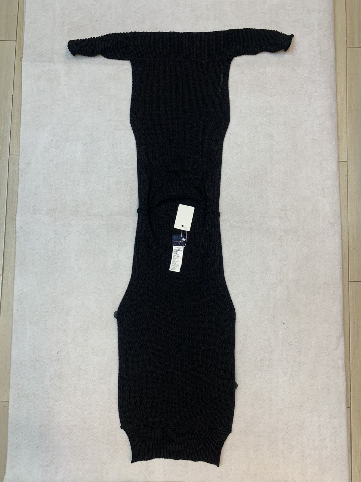 Yohji Yamamoto Yohji Yamamoto Regulation Asymmetrical High Neck Knit Top Size US M / EU 48-50 / 2 - 3 Thumbnail