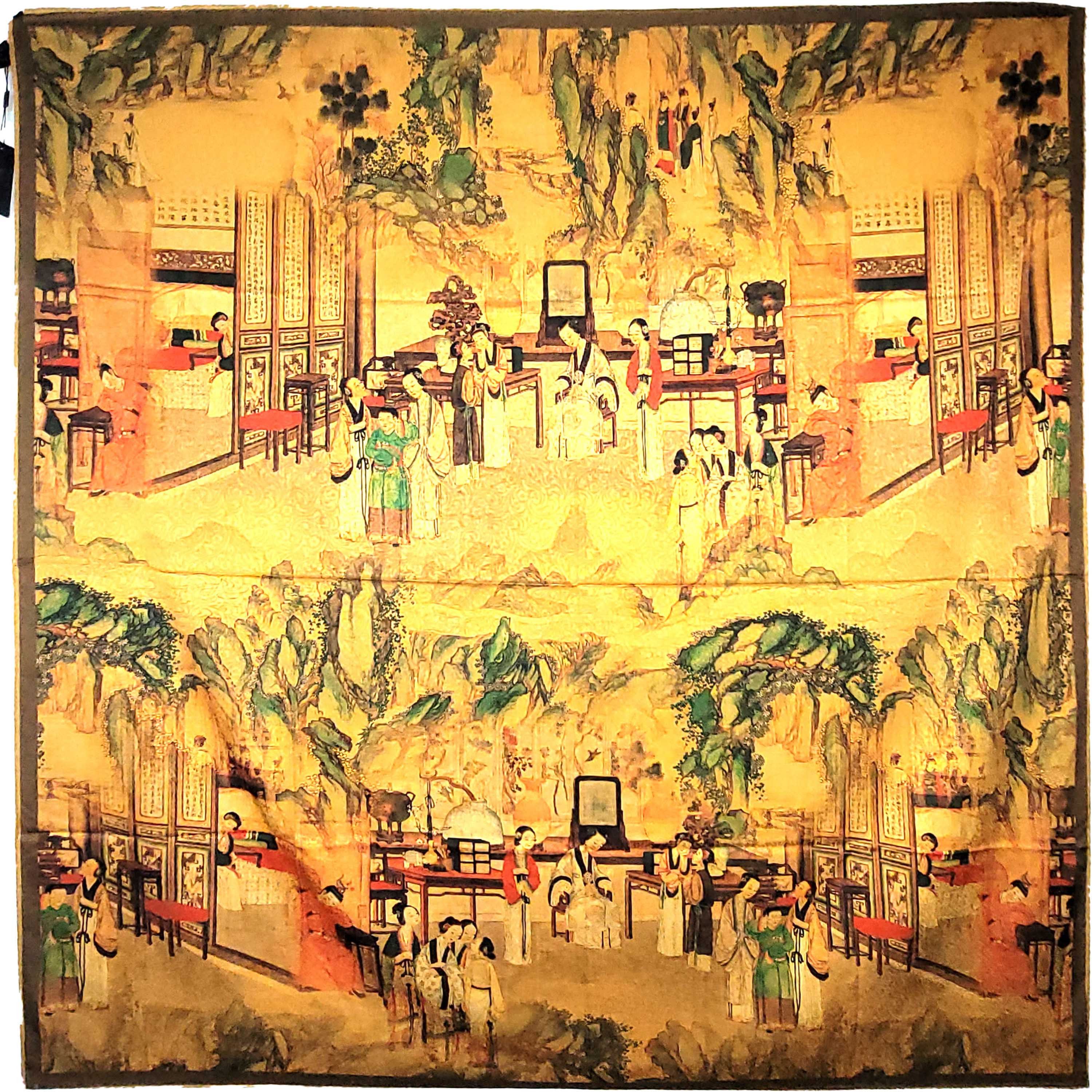 Other NWT Double Sided Silk Scarf 52"x52" Large Square Wrap 3248 Size ONE SIZE - 2 Thumbnail