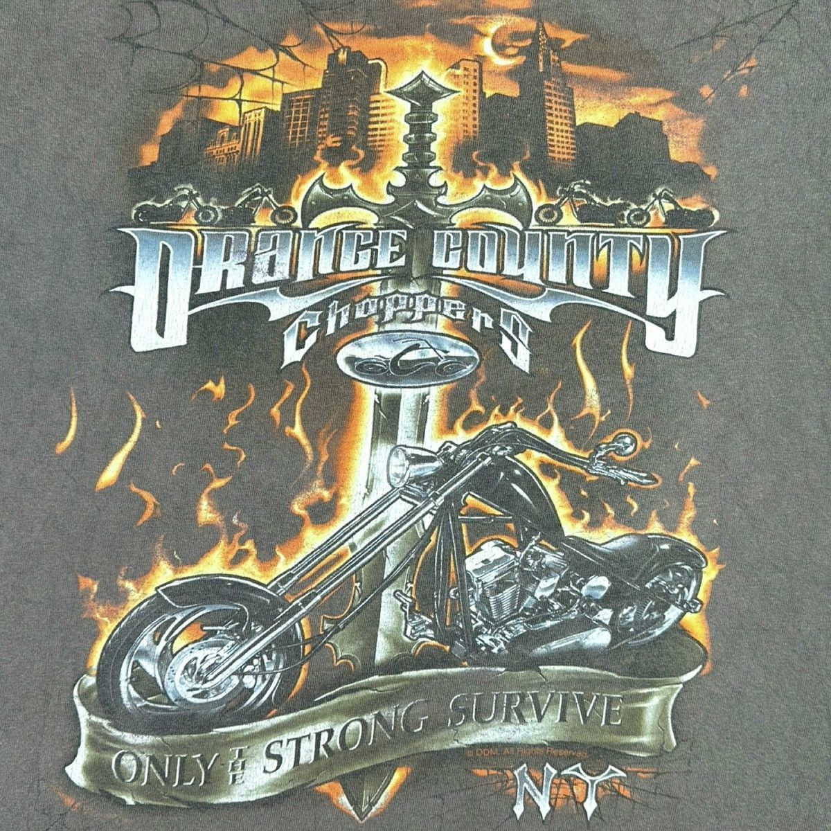 Vintage Vintage Y2K Orange County Choppers Long Sleeve Tee Size US L / EU 52-54 / 3 - 2 Thumbnail