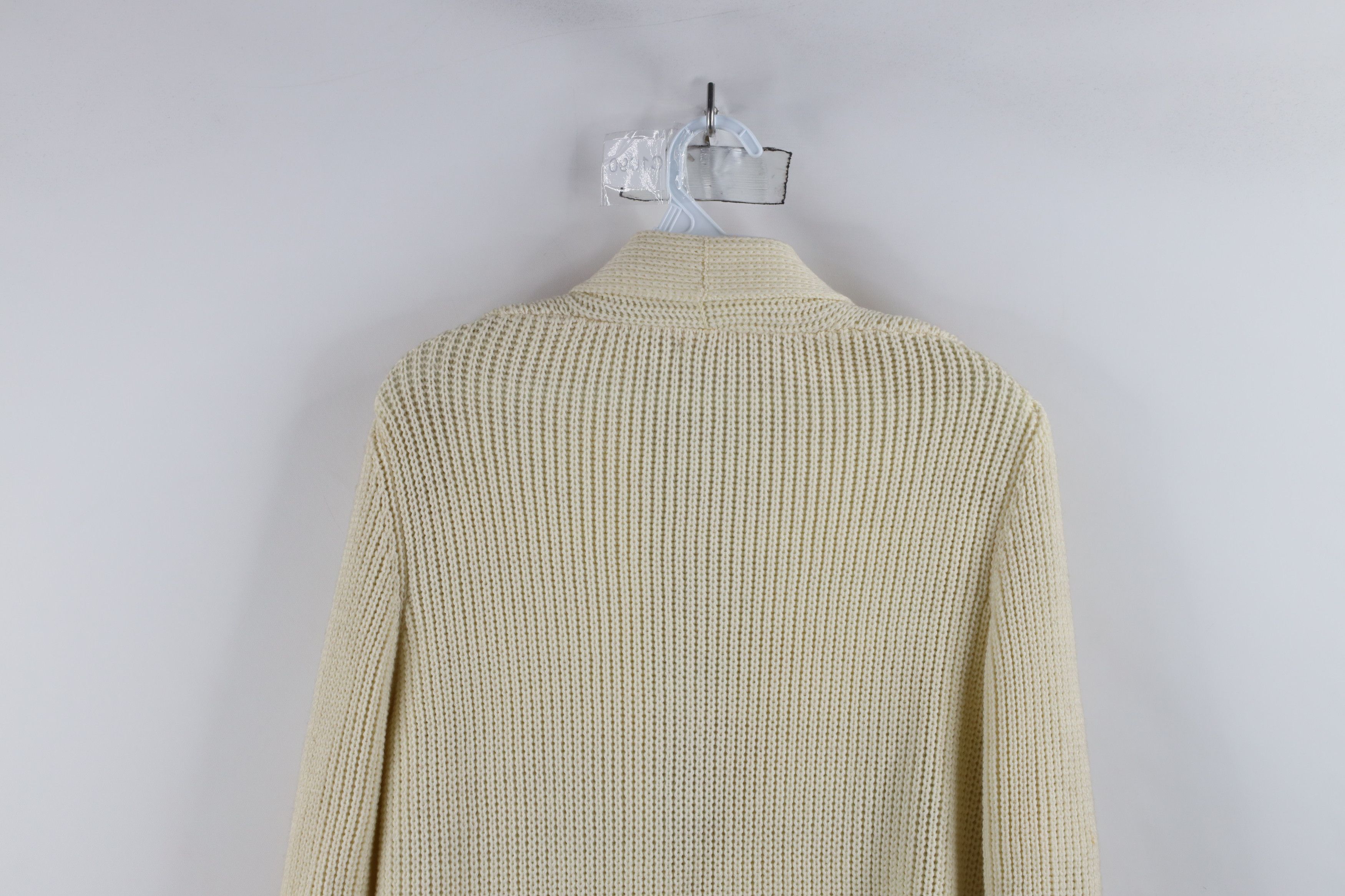 Vintage Vintage 70s Streetwear Ribbed Knit Blazer Cardigan Sweater Size M / US 6-8 / IT 42-44 - 13 Thumbnail