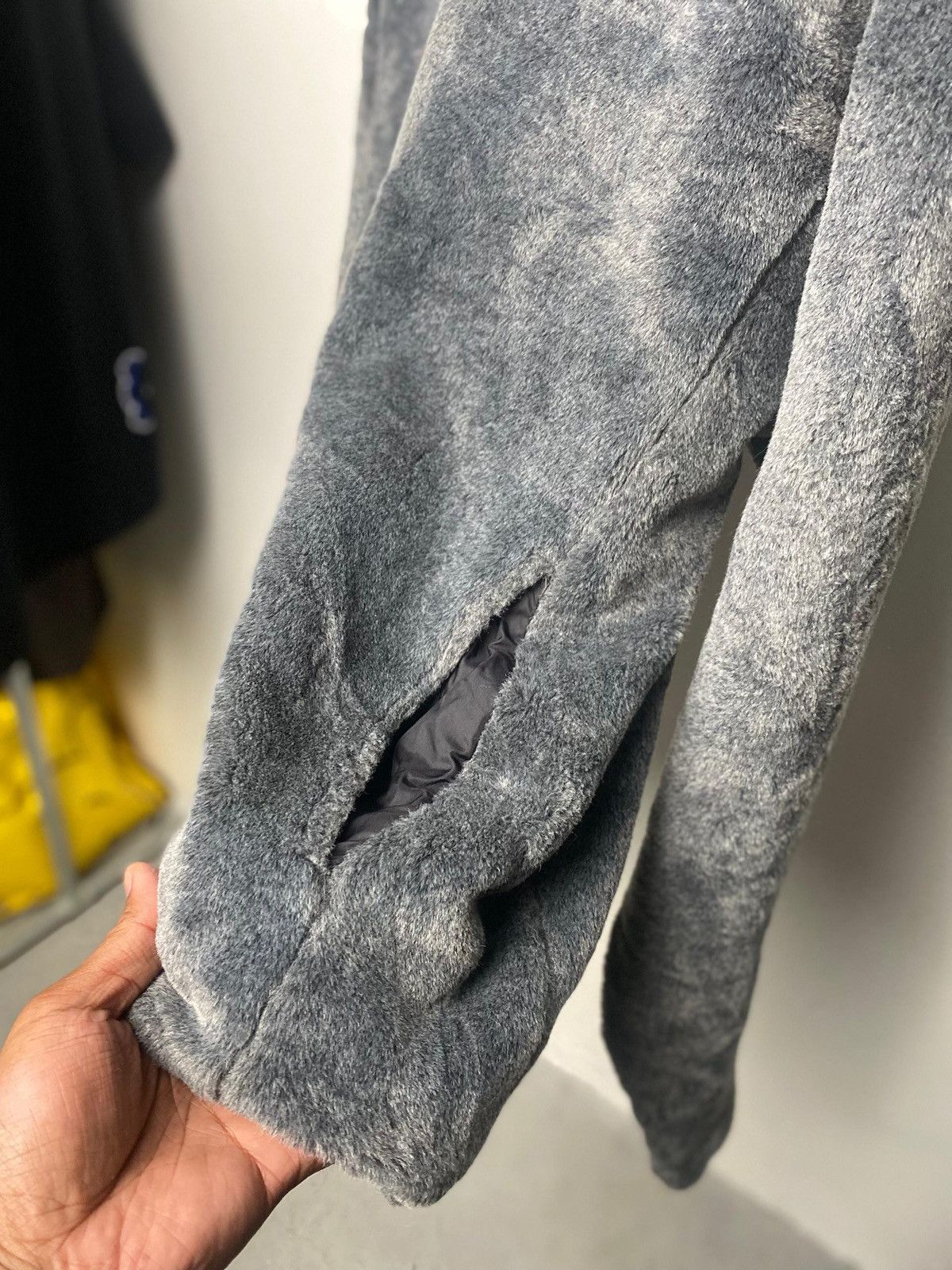 Saint Laurent Paris Archive Saint Laurent Grey Shaggy Fleece Hoodie Hedi Slimane Size US M / EU 48-50 / 2 - 4 Thumbnail