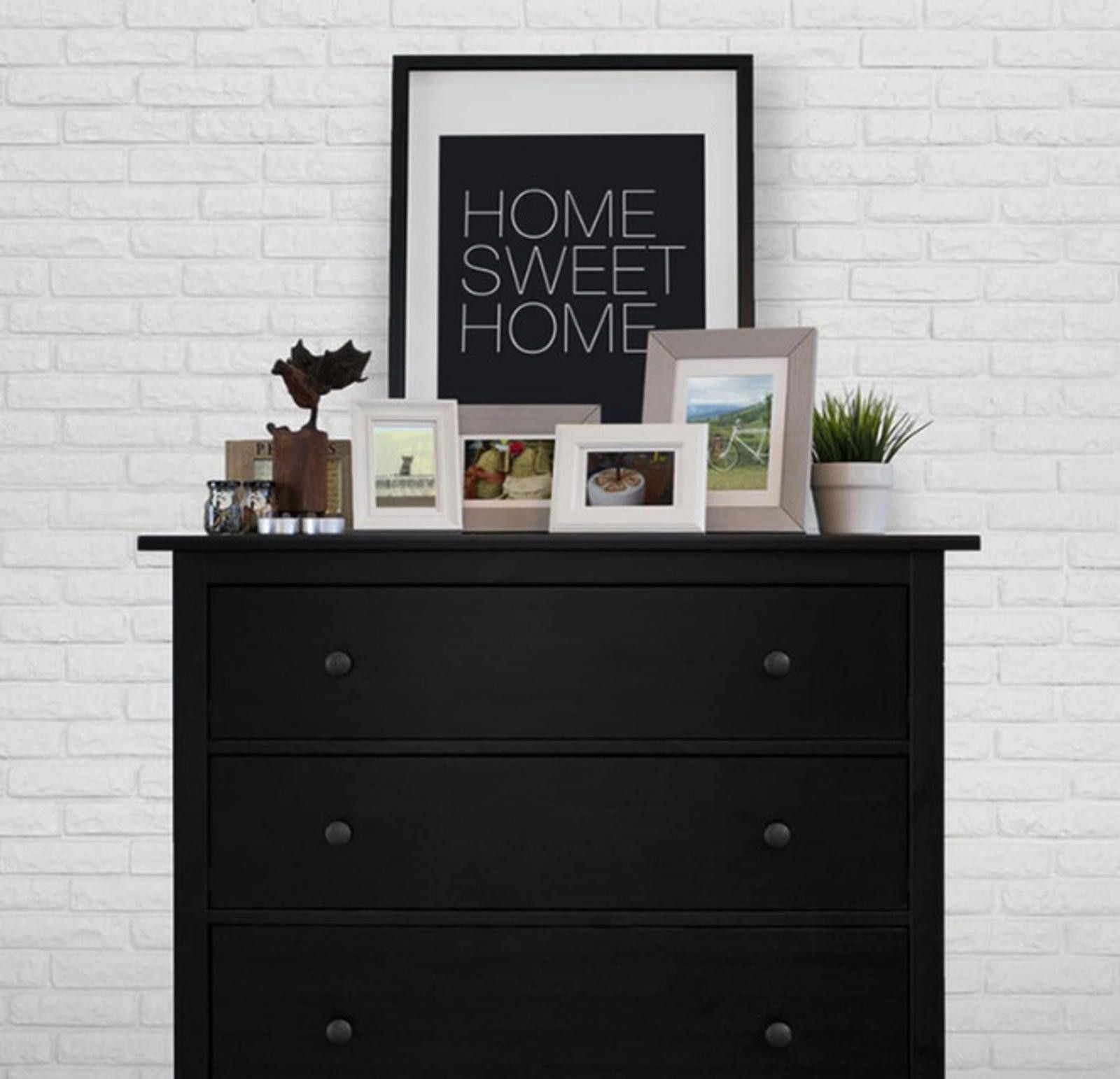 The Unbranded Brand Peel and Stick Black Matte Wallpaper Removable Matte Size ONE SIZE - 5 Thumbnail