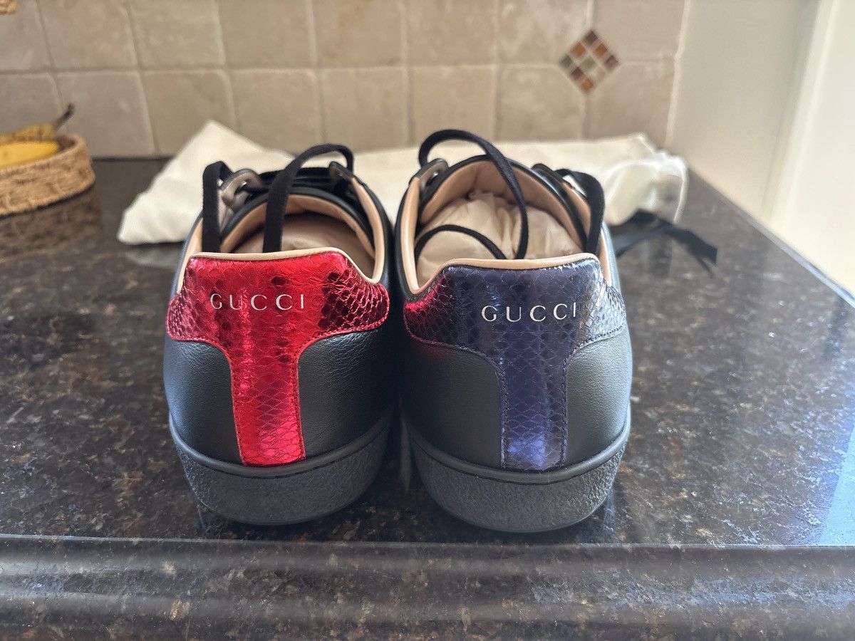 Gucci Men’s Black Ace Sneaker With Embroidery Size US 11.5 / EU 44-45 - 7 Thumbnail