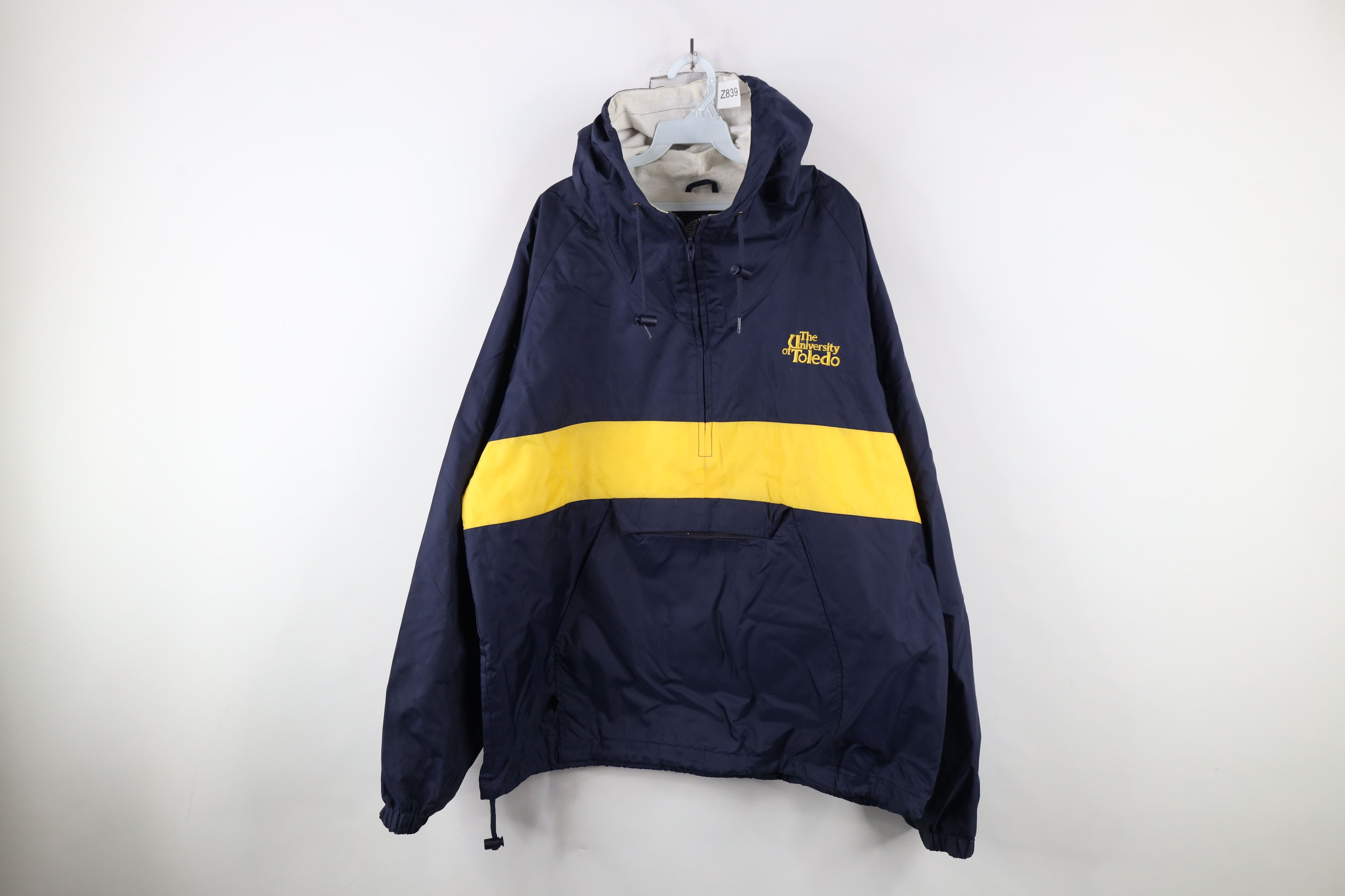 Vintage Vintage 90s University of Toledo Lined Hooded Anorak Jacket Size US XXL / EU 58 / 5 - 1 Thumbnail