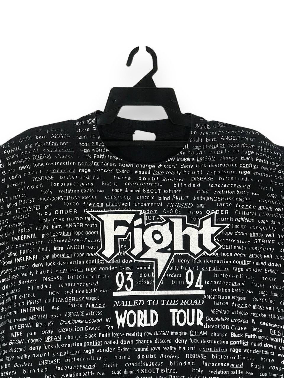 Band Tees × Vintage Vintage 1994 Fight band heavymetal nailed to the road tour Size US L / EU 52-54 / 3 - 2 Thumbnail