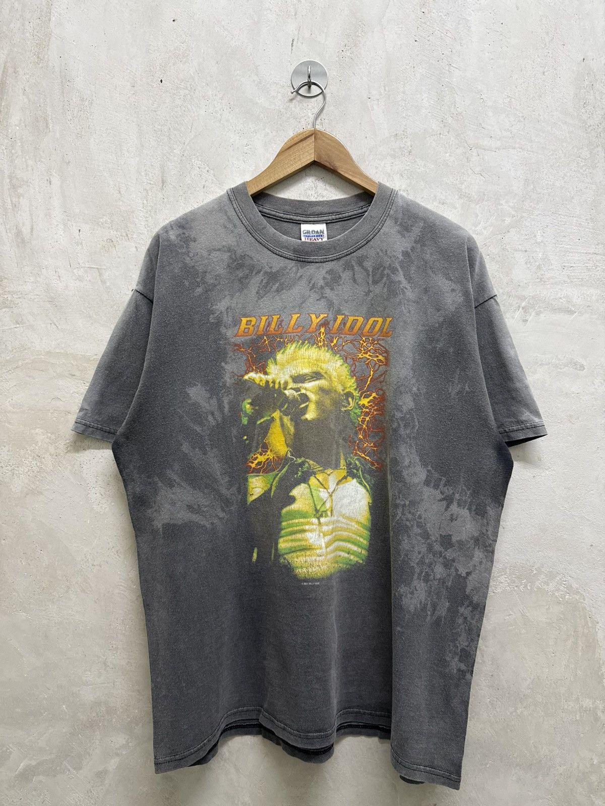 Band Tees Vintage Sun Faded Billy Idol 2003 Tour Band Tees Size US XL / EU 56 / 4 - 1 Thumbnail