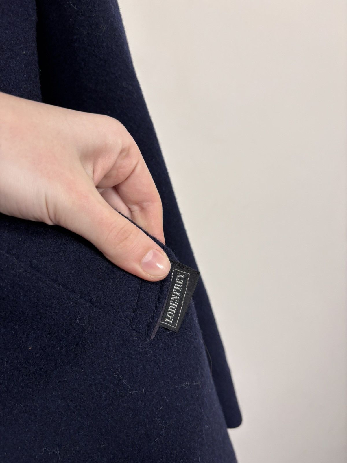 Other Vintage Lodenfrey Men’s Navy Blue Wool Long Coat Overcoat Size US M / EU 48-50 / 2 - 7 Thumbnail