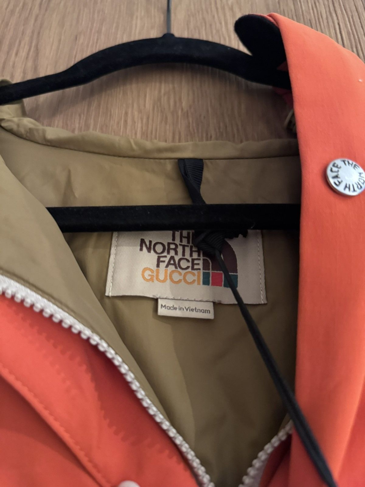 Gucci × The North Face Gucci x North Face Orange Hooded Mountain Jacket Size US M / EU 48-50 / 2 - 5 Thumbnail