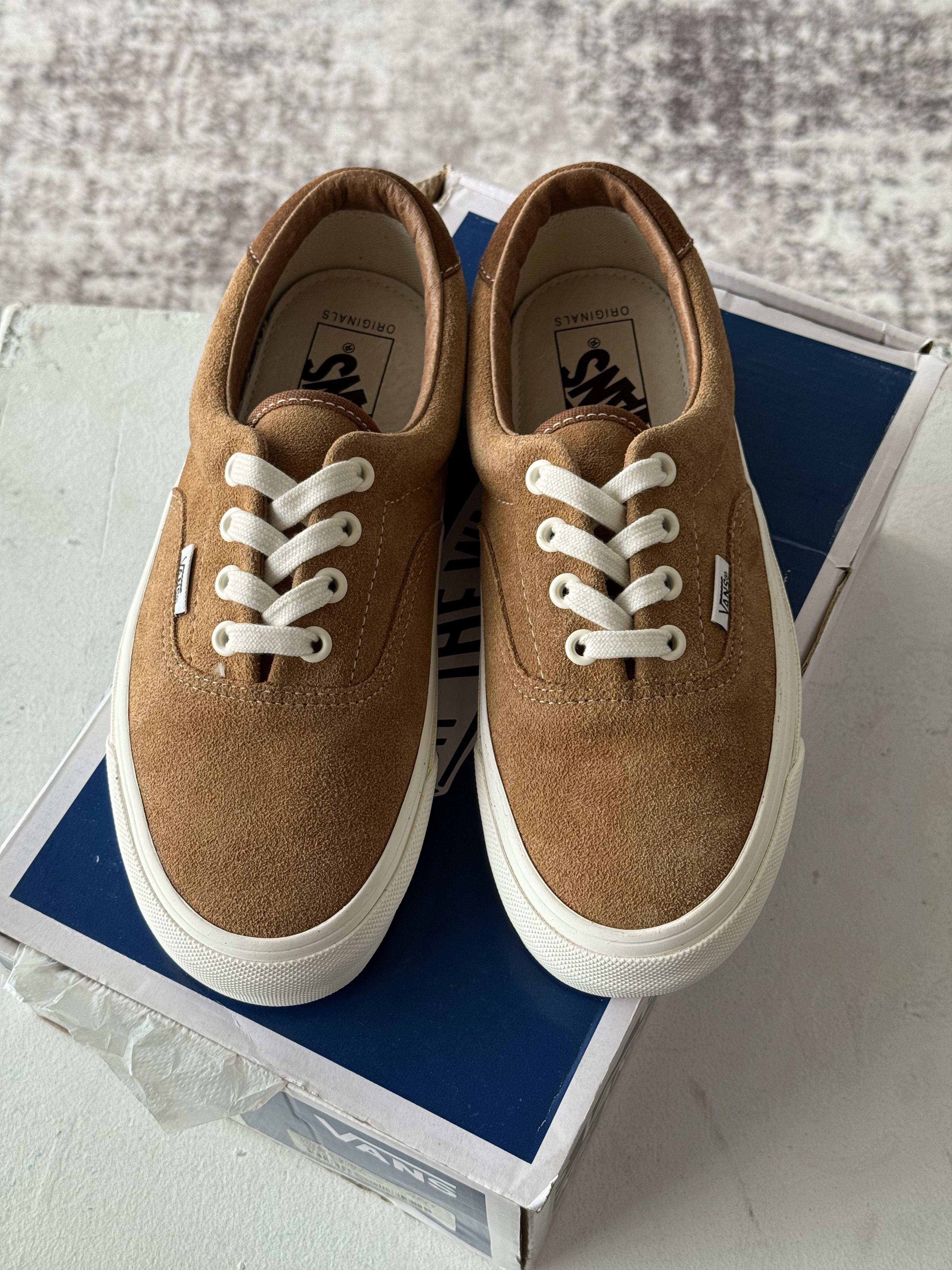 Vans WOMEN Vans OG Era 59 LX Suede 'Tobacco Brown' sz 7 / men 5.5 Size US 7 / IT 37 - 1 Thumbnail