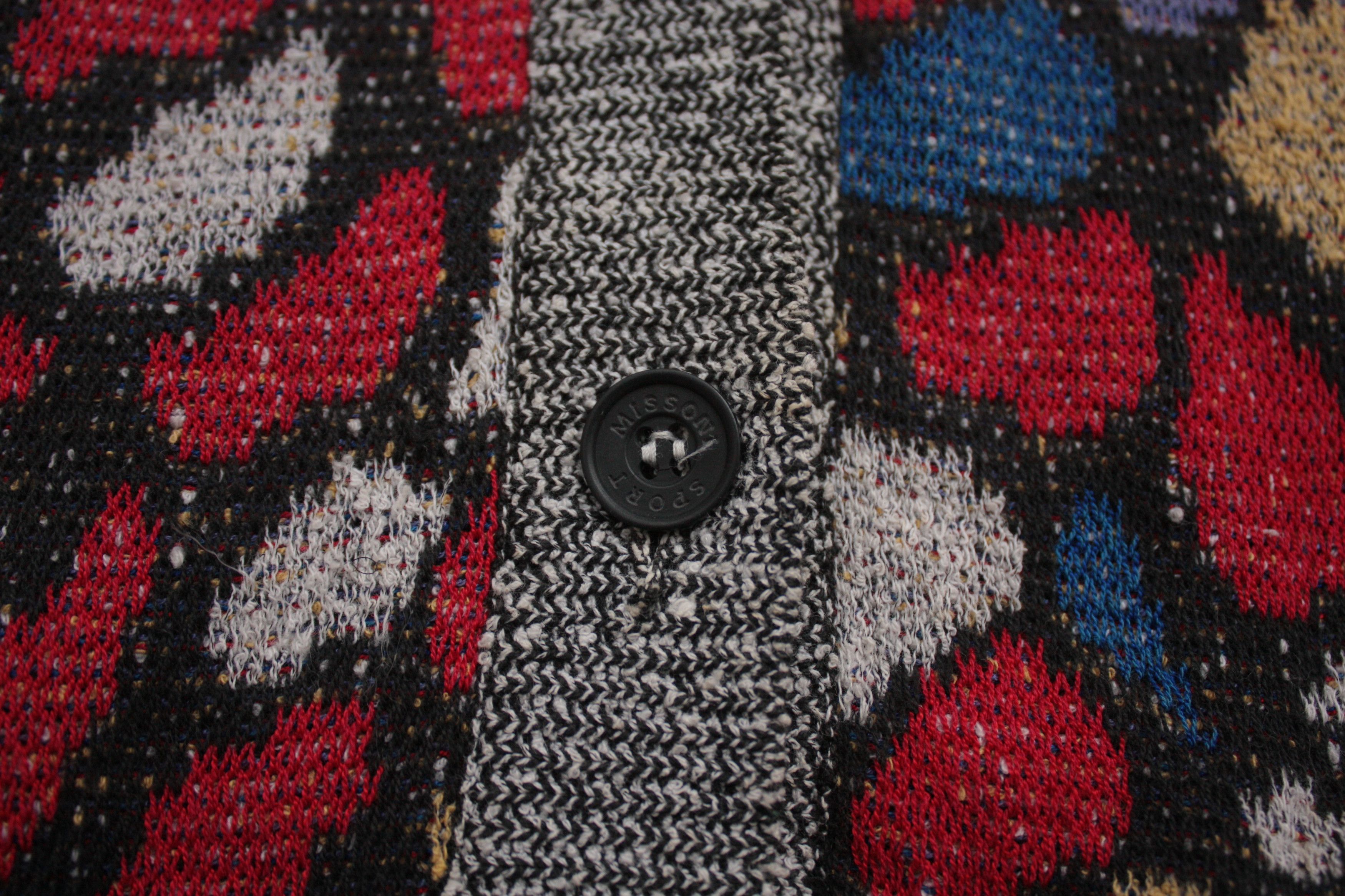 Missoni Missoni Sport Multicolor Knitted Sweater S Made In Italy Size US S / EU 44-46 / 1 - 5 Thumbnail