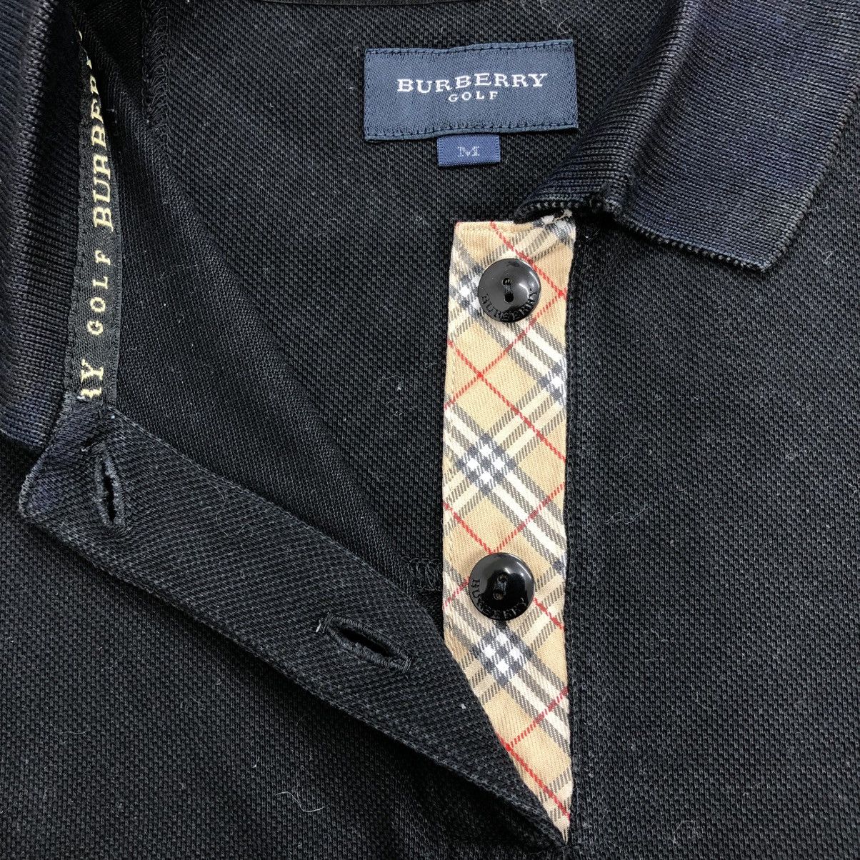 Burberry × Designer × Vintage Vintage Burberry Golf Nova Check Polo Shirt Women Size M / US 6-8 / IT 42-44 - 8 Thumbnail