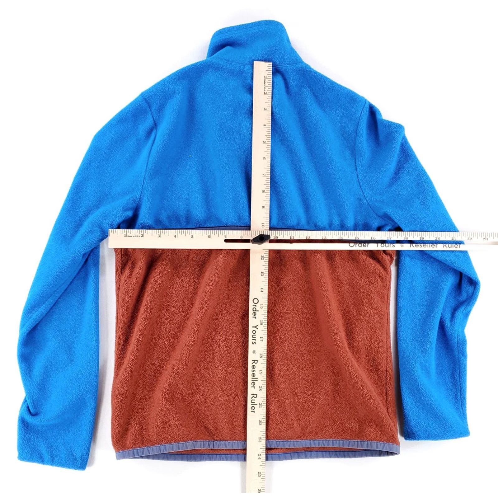 Cotopaxi Cotopaxi 1/4 Zip Fleece Pullover Shirt Long Sleeve Mens S Multicolor Blue Orange Shirt Size US S / EU 44-46 / 1 - 6 Thumbnail