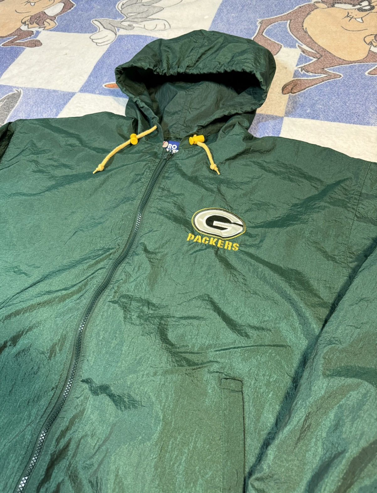 NFL Vintage Green Bay Packers packable jacket Size US XXL / EU 58 / 5 - 2 Thumbnail