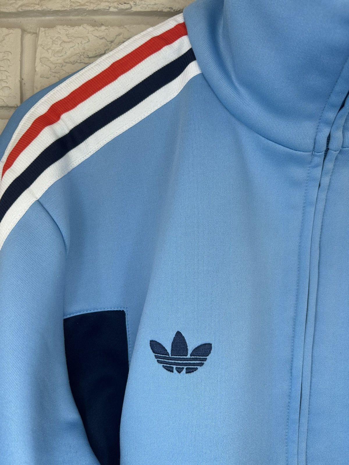Adidas Vintage Adidas France Retro World Cup Track Jacket Size US L / EU 52-54 / 3 - 3 Thumbnail