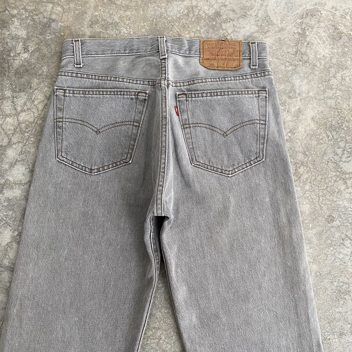 Levi's Size 30x29 VTG 1992 Levis 501 Desert Grey Denim Jeans Size US 30 / EU 46 - 14 Thumbnail