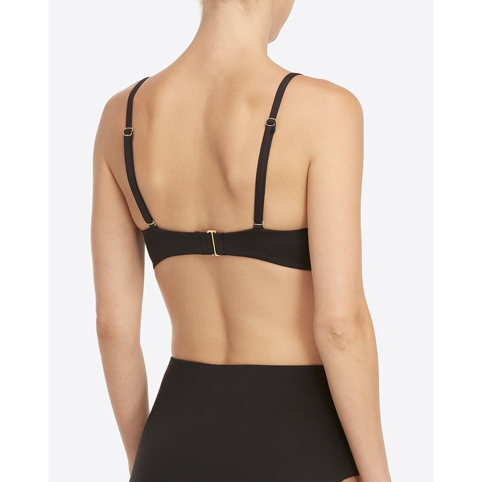 Spanx NWT Spanx Convertible Black Swim Bra Top Women’s Size 38B Size ONE SIZE - 2 Thumbnail
