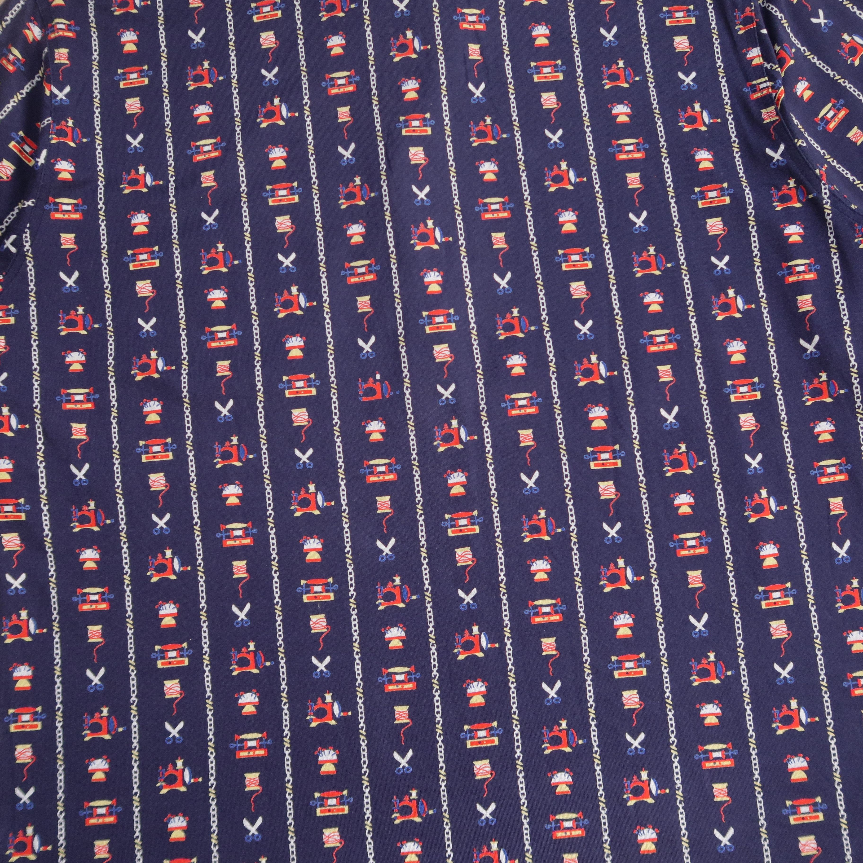 Celine 1980s Celine Switzerland Chain Ethnic Shirt Half Button Size US S / EU 44-46 / 1 - 16 Thumbnail