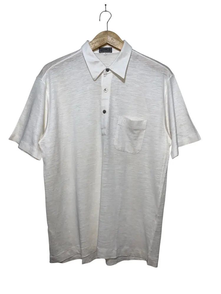 Christian Dior Monsieur Vintage Christian Dior Monsieur logo polo shirt Size US L / EU 52-54 / 3 - 1 Thumbnail