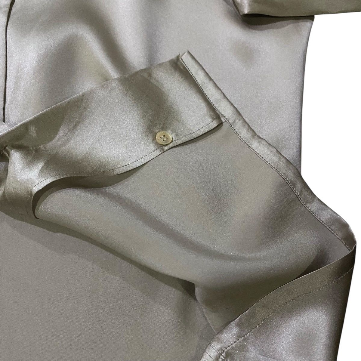 agnes b. ‼️LAST DROP‼️Agnès b Silk Blouse Vintage Minimalist Luxury Size S / US 4 / IT 40 - 14 Thumbnail