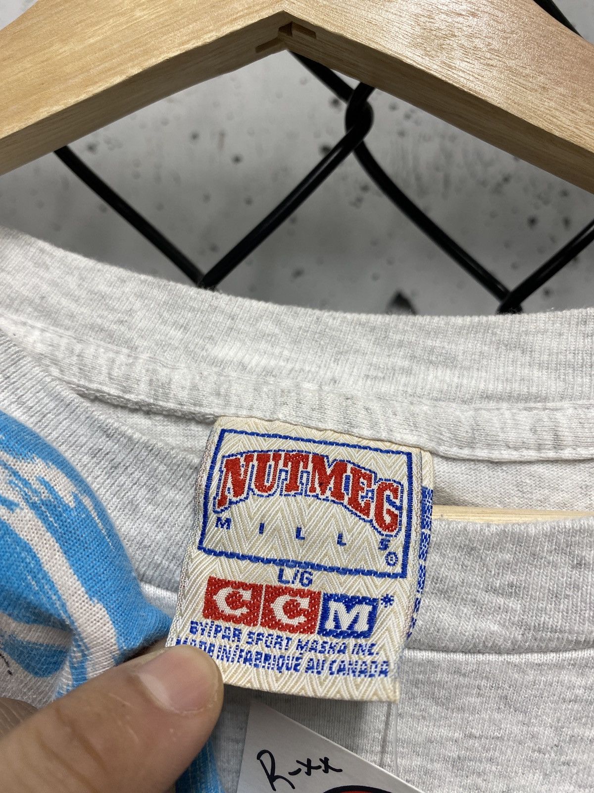 NBA × Nutmeg × Vintage Vintage 90’s Orlando Magic Nutmeg Double Sided T-Shirt Size US L / EU 52-54 / 3 - 9 Thumbnail