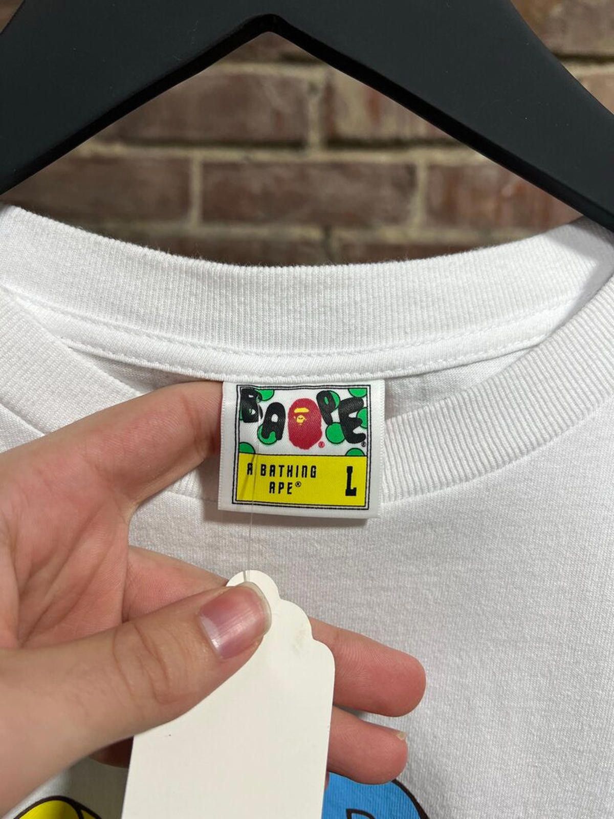 Bape Bape Popsicle Tee White Sz. L Size ONE SIZE - 3 Thumbnail