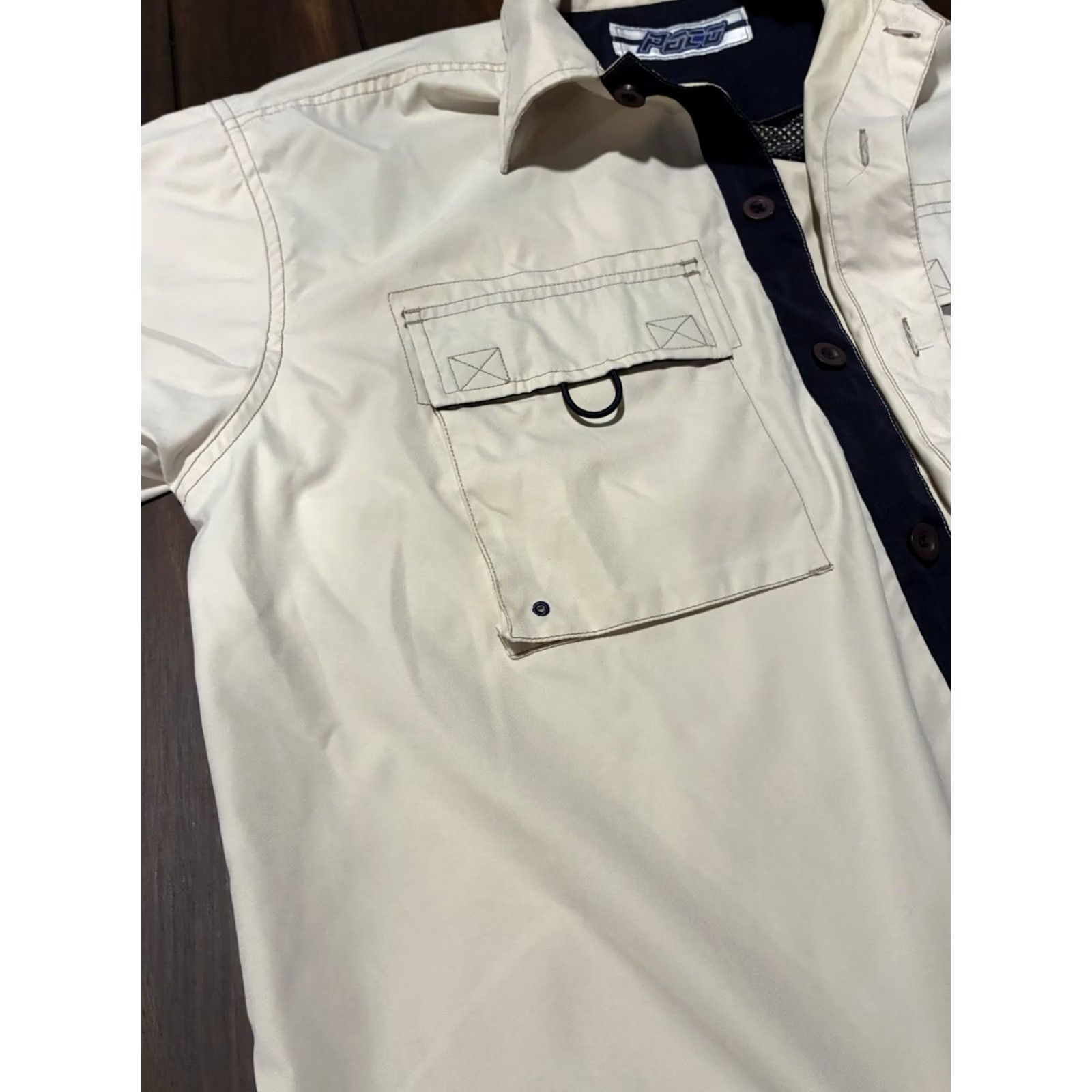 Vintage PACO Jacket Windbreaker Beige Pockets Men S Polyester Lining Regular Small Slim? Size US S / EU 44-46 / 1 - 4 Thumbnail