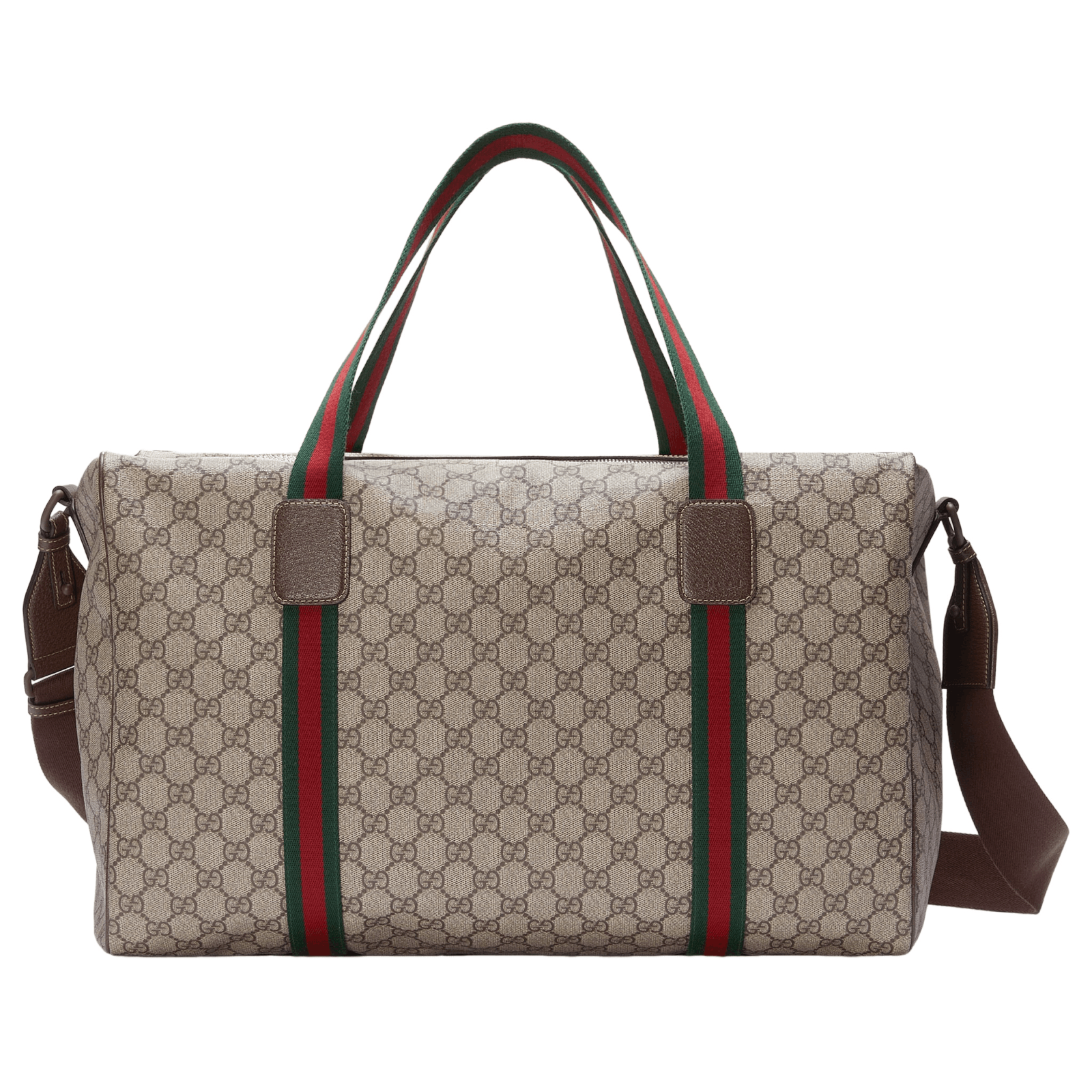Gucci GUCCI $2150 GG Canvas Web Med Duffle New Authentic Size ONE SIZE - 7 Thumbnail