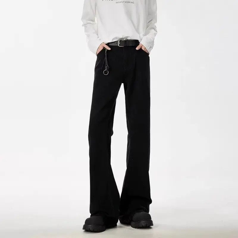 Japanese Brand Retro loose straight leg micro flared jeans Size US 32 / EU 48 - 2 Thumbnail