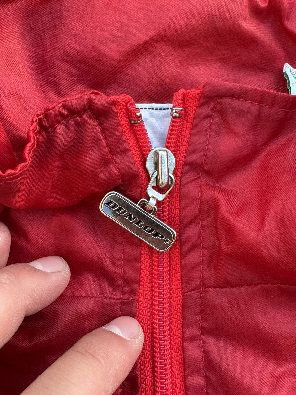 Dunlop Dunlop red and blue windbreaker jacket Size US L / EU 52-54 / 3 - 3 Thumbnail