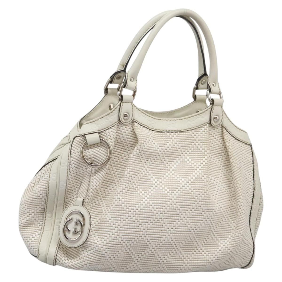 Gucci Gucci Sukey Tote Diamante Woven Raffia Size ONE SIZE - 1 Thumbnail