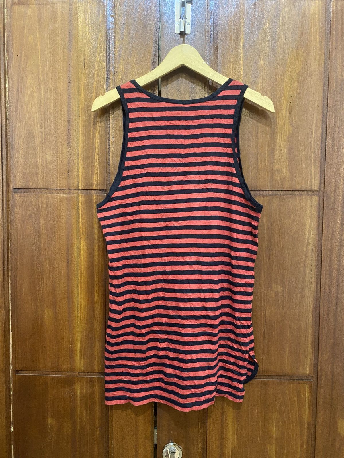 14th Addiction Japanese Blackred Striped Tanktop vkei avantgarde Size US S / EU 44-46 / 1 - 4 Thumbnail