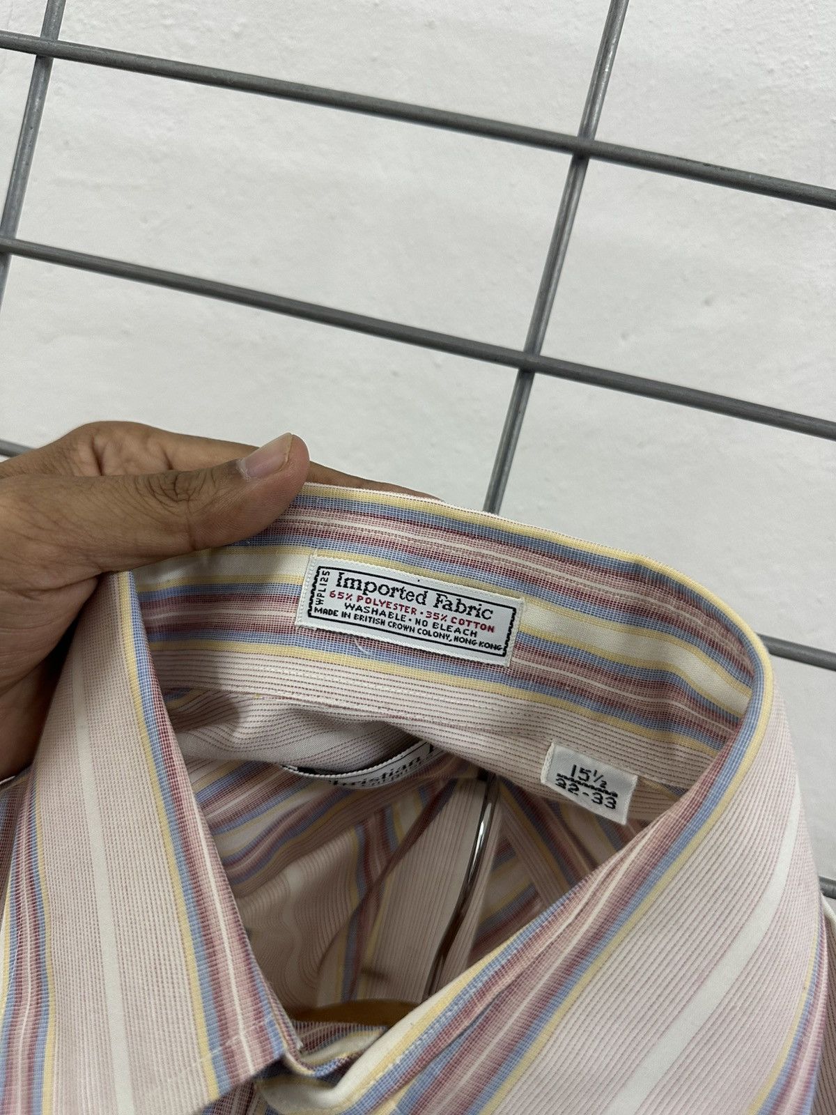 Dior Rare And Beautiful Christian Dior Chemises Pink Stripe Shirt Size US L / EU 52-54 / 3 - 6 Thumbnail