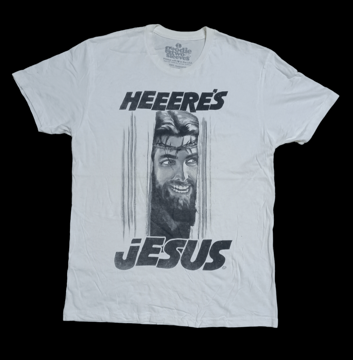 Vintage HEEERE'S JESUS x MOVIE x RELIGION x RARE Size US M / EU 48-50 / 2 - 1 Thumbnail