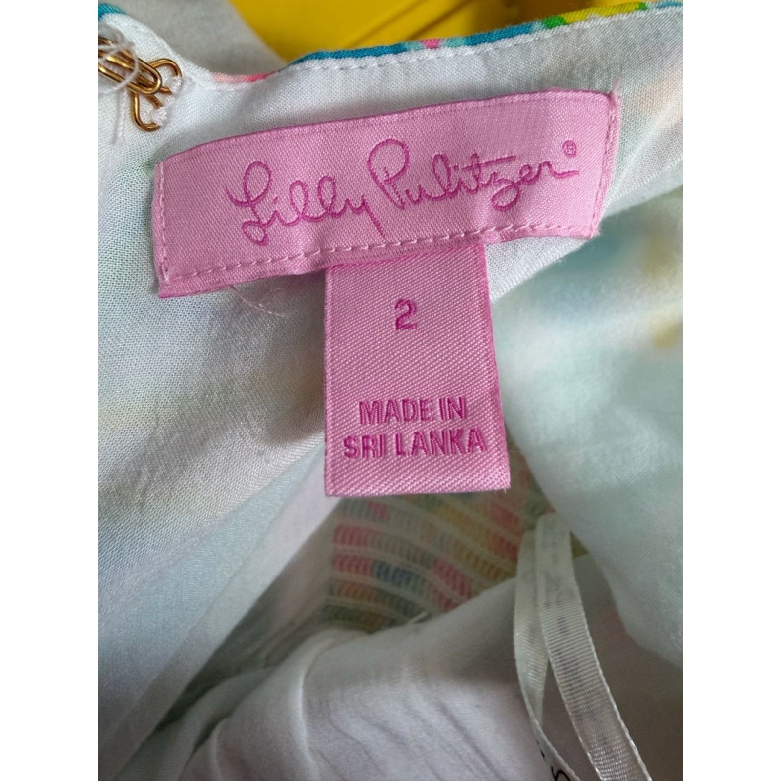 Lilly Pulitzer Lilly Pulitzer Christine Dress Multi Size 2 WORN ONCE $178 Size XS / US 0-2 / IT 36-38 - 7 Thumbnail