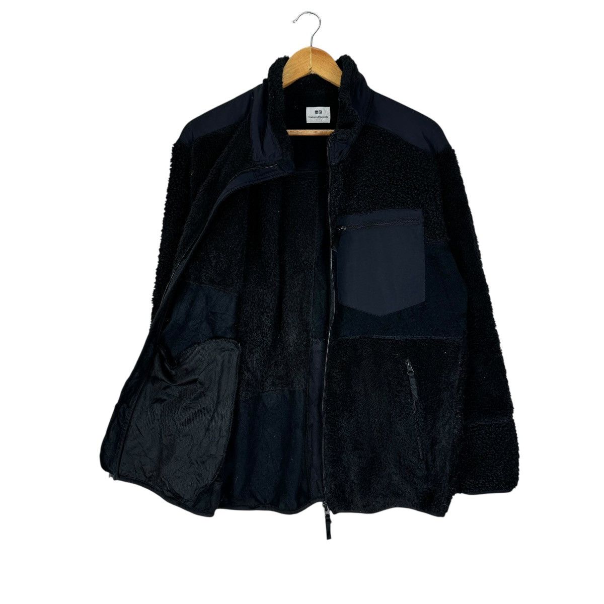 Engineered Garments × Japanese Brand × Uniqlo ☀️EG X UNIQLO FLEECE SHERPA ZIPPER JACKET Size US L / EU 52-54 / 3 - 6 Thumbnail