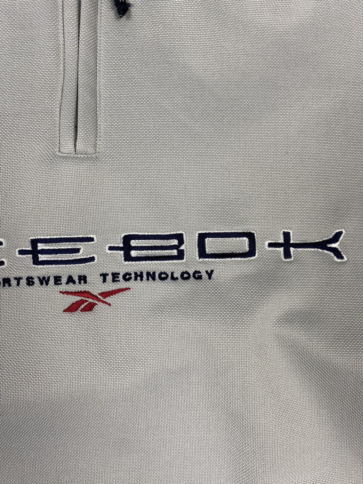 Reebok × Vintage Vintage 90s Reebok Technology Center Logo Drill Hoodie y2k Size US XL / EU 56 / 4 - 8 Thumbnail