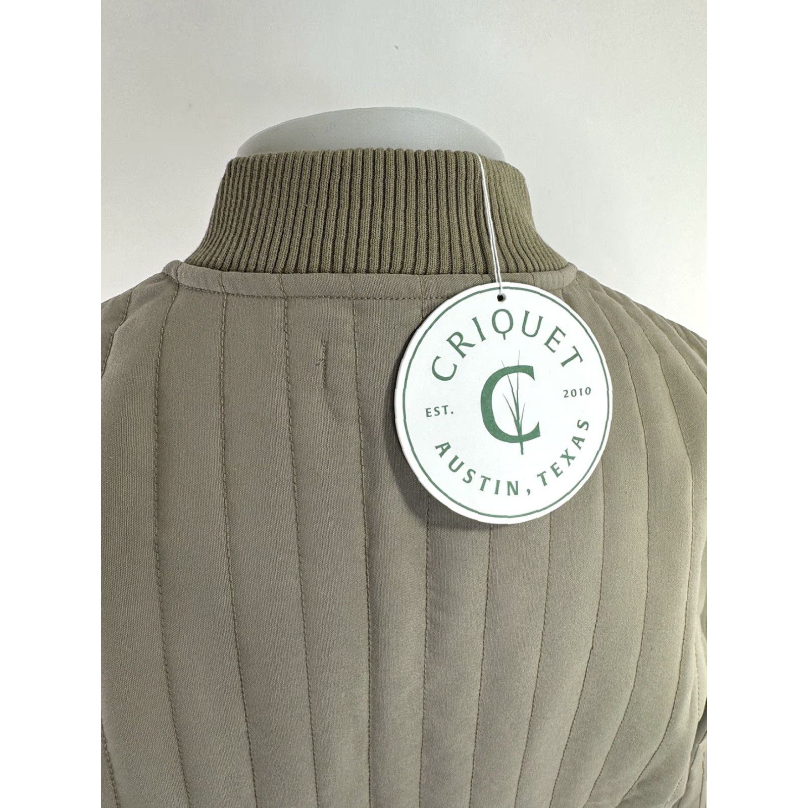 Carhartt CRIQUET Jacket - Carhartt Style Bomber - S - Khaki/Mermaid - Work Ranch Field Quilted Snap Size US S / EU 44-46 / 1 - 5 Thumbnail