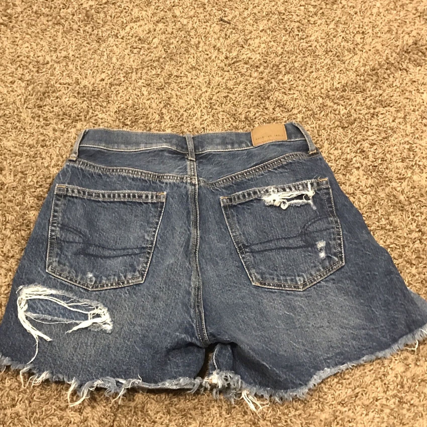 American Eagle Outfitters American Eagle Womens 905 Boyfriend Shorts Size 2 Blue Denim A47 Size 26" / US 2 / IT 38 - 5 Thumbnail